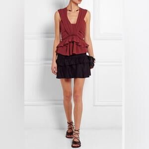 Isabel Marant- Tiered Waist Sleeveless Blouse- Women's Size 8 (40)